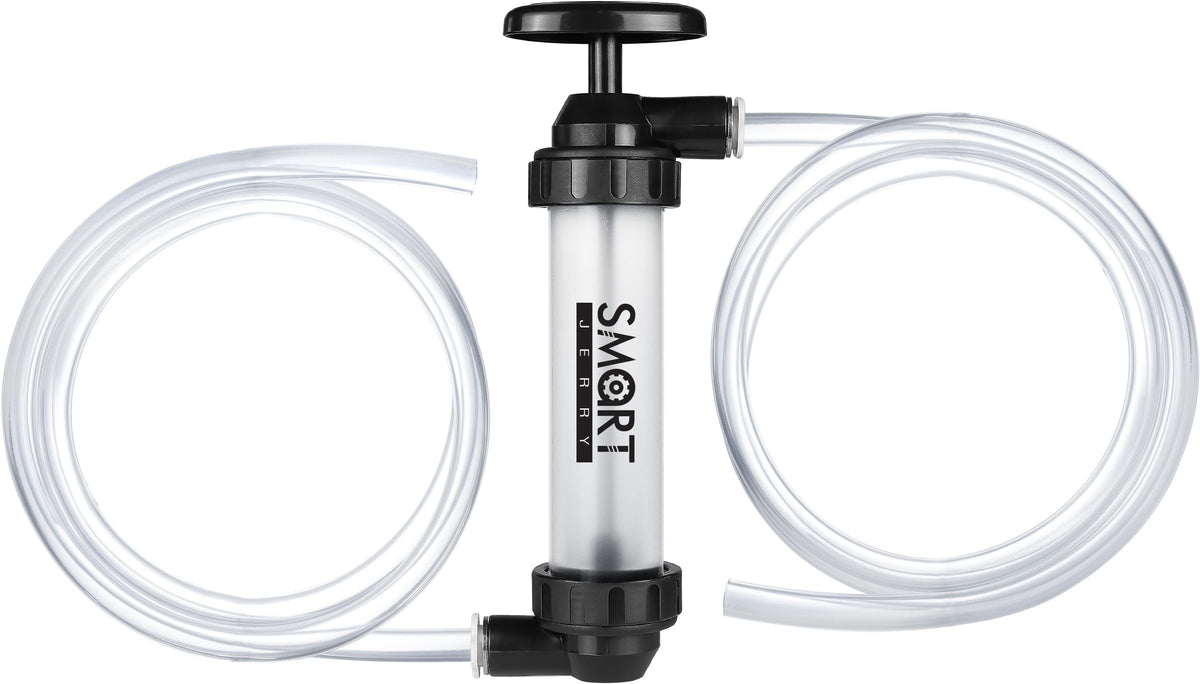 SMART JERRY front view of pump showing compact portable design and fast transfer