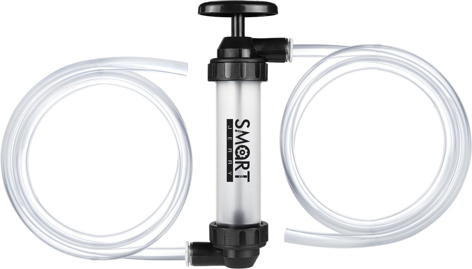 SMART JERRY front view of pump showing compact portable design and fast transfer