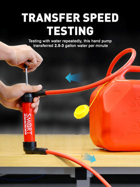 SMART JERRY hose connection highlight showing secure fit and quick assembly
