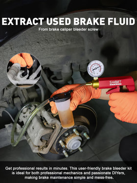 SMART JERRY heat-resistant hose close-up highlighting leak-proof seal advantage