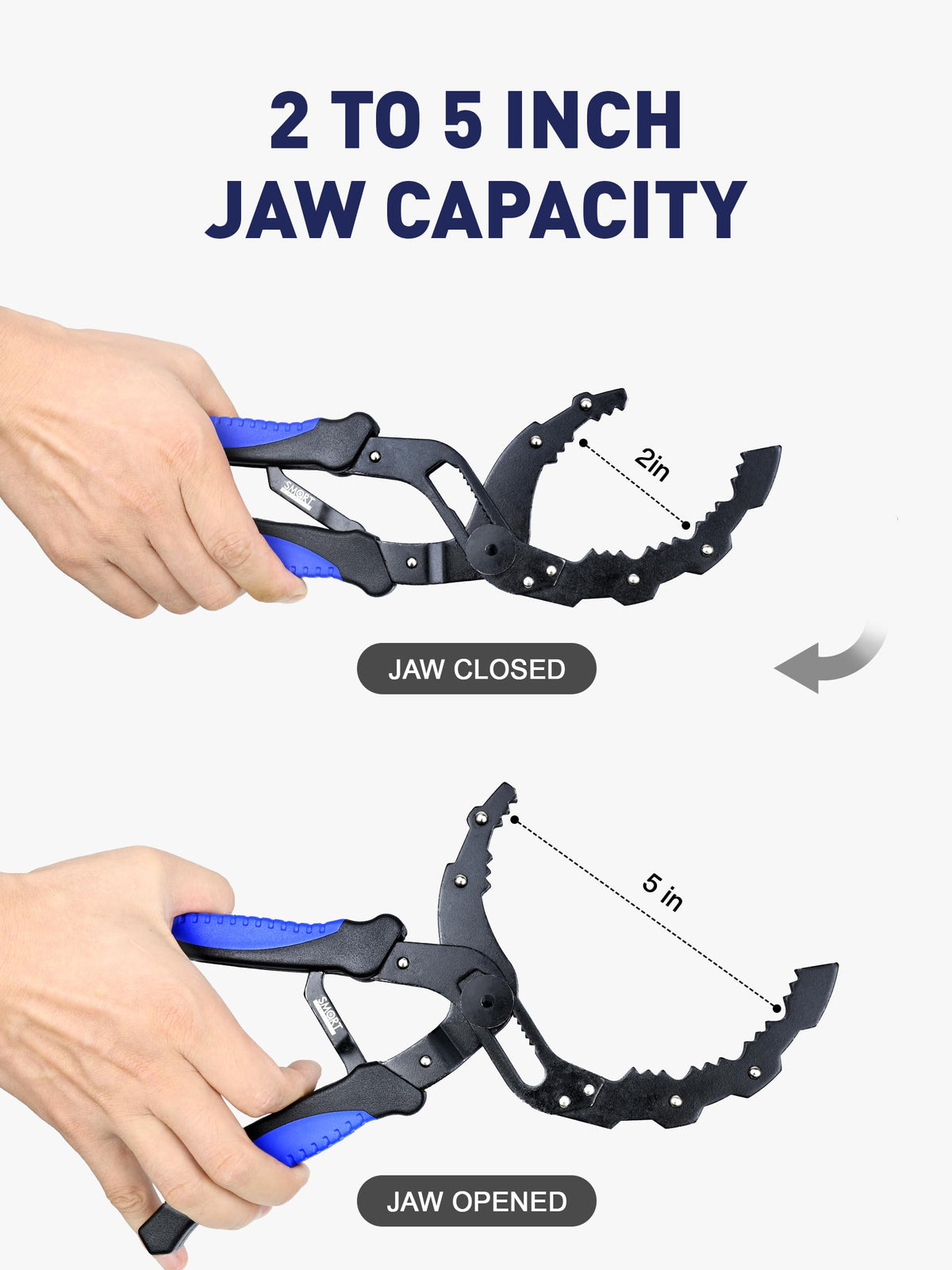 SMART JERRY in use on motorcycle filter offering easy access in tight space