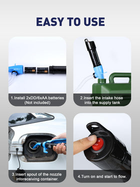 SMART JERRY refueling a portable generator demonstrating fast transfer