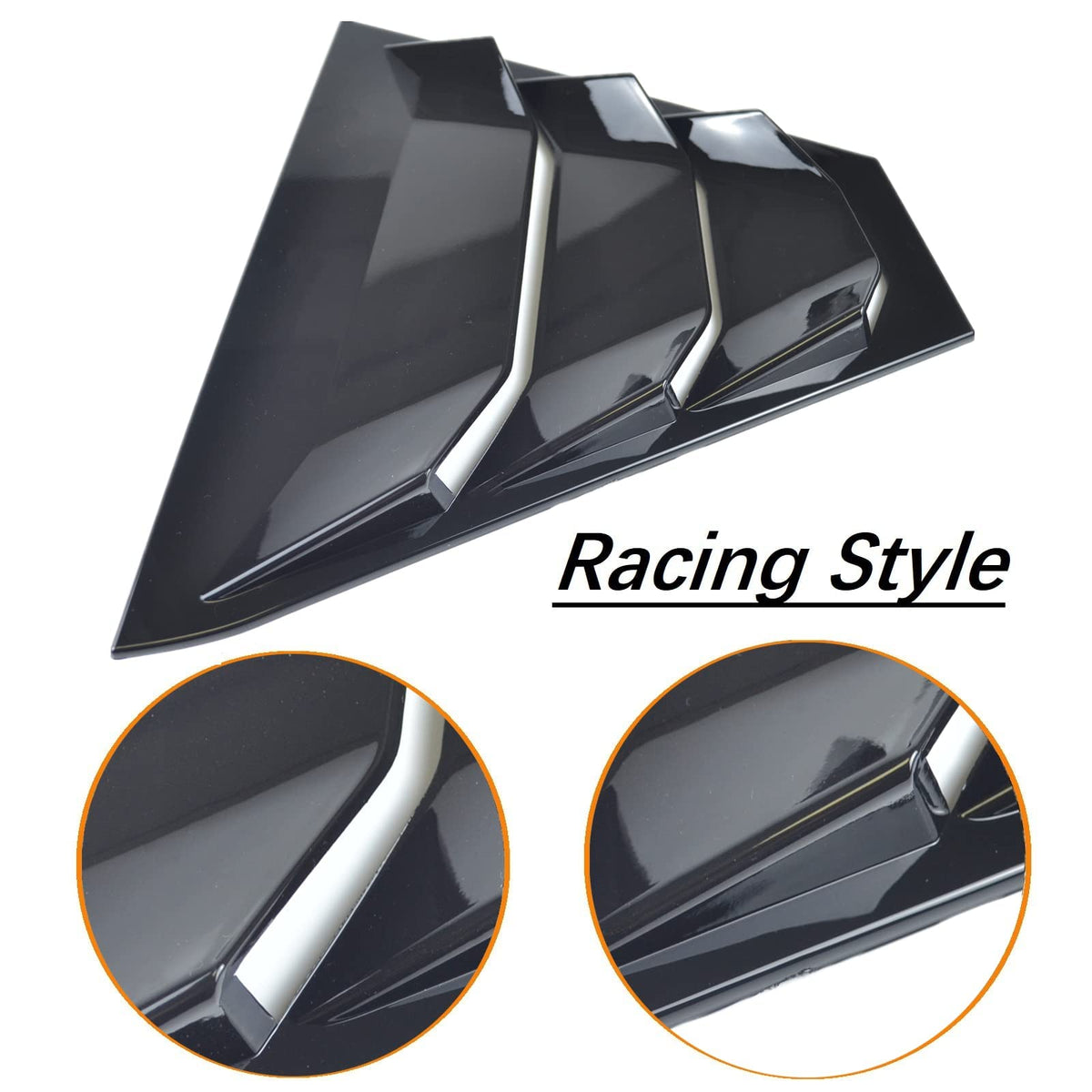 smart repairboy louvers next to ruler for scale showing exact fit for Altima windows