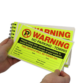 SmartSign sticker applied to windshield demonstrating high visibility benefit