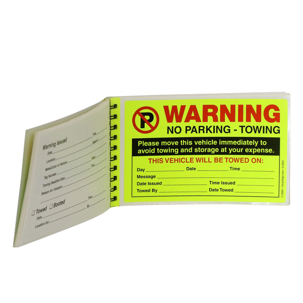 SmartSign close-up of sticker texture and writable surface for quick notes