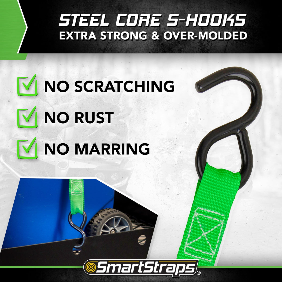 SmartStraps cambuckle closeup showing robust buckle and easy tensioning