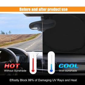 smilfuy installed inside car showing quick pop-up installation benefit