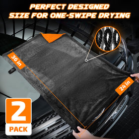 SMINDER towel absorbing spilled water quickly to prevent spots