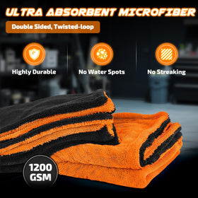 SMINDER towel drying car hood leaving streak-free shine