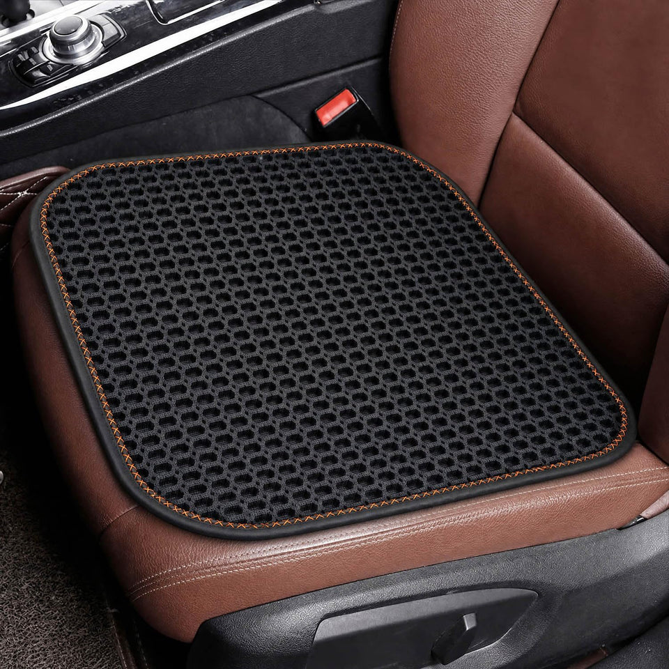 SMIUPIN front view of seat cushion showing universal fit and cooling benefit