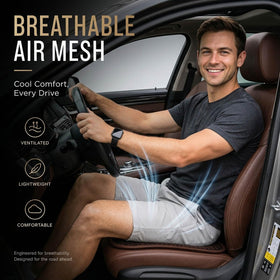 SMIUPIN installed in SUV driver seat demonstrating universal fit
