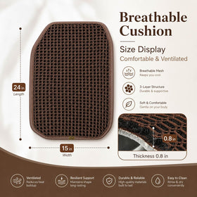 SMIUPIN lifestyle shot with driver using cushion for sweat-free comfort