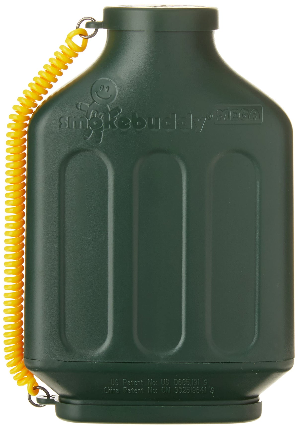 smokebuddy Mr. MegaBuddy LED keychain lit for visibility and convenience