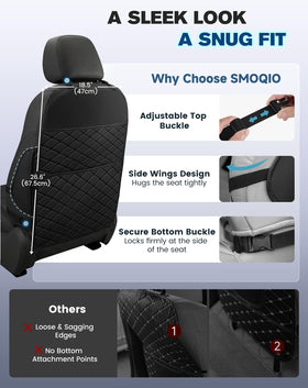 SMOQIO organizer pockets holding tablet bottles toys for neat storage
