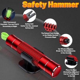 smosun Safehammer next to keys for size comparison demonstrating portable carry benefit