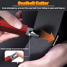smosun Safehammer textured handle close-up showing anti-slip grip benefit