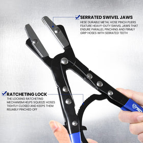 SMOTIVEPRO three pliers laid out for size comparison showing quick selection benefit