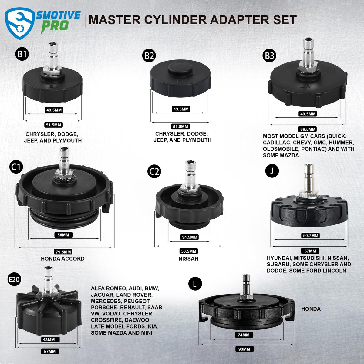 SMOTIVEPRO aluminum adapter closeup showing durable finish and tight seal benefit