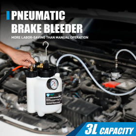 SMOTIVEPRO close-up of 3L reservoir and pressure gauge offering precise pressure control