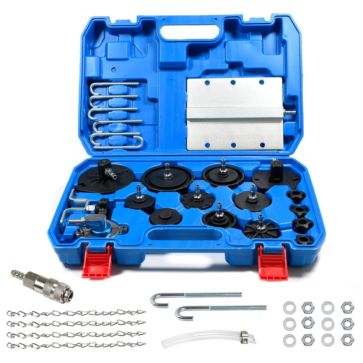 SMOTIVEPRO kit front packaging showing organized adapters and case for fast selection