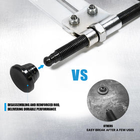 SMOTIVEPRO next to ruler showing 3 to 6.5 inch capacity for fit