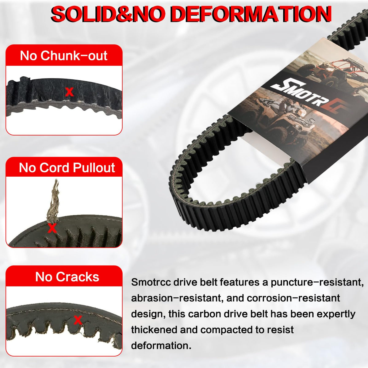 smotrcc aramid cord detail highlighting reinforced strength and minimal stretch