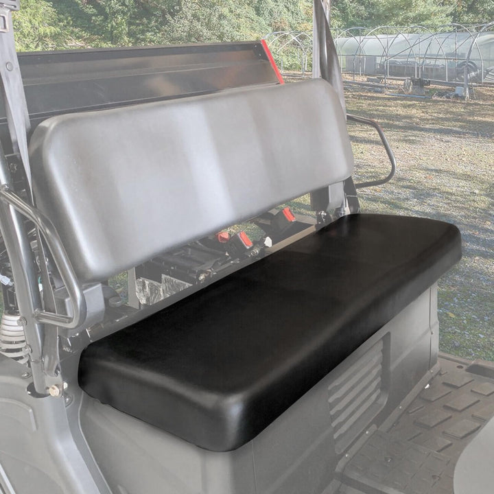 smotrcc front seat cover on bench showing fit and protection