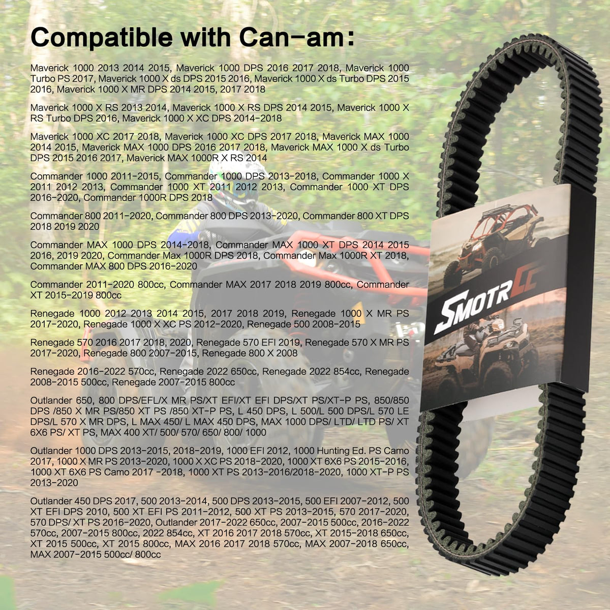 smotrcc label with part numbers for quick verification and purchase confidence