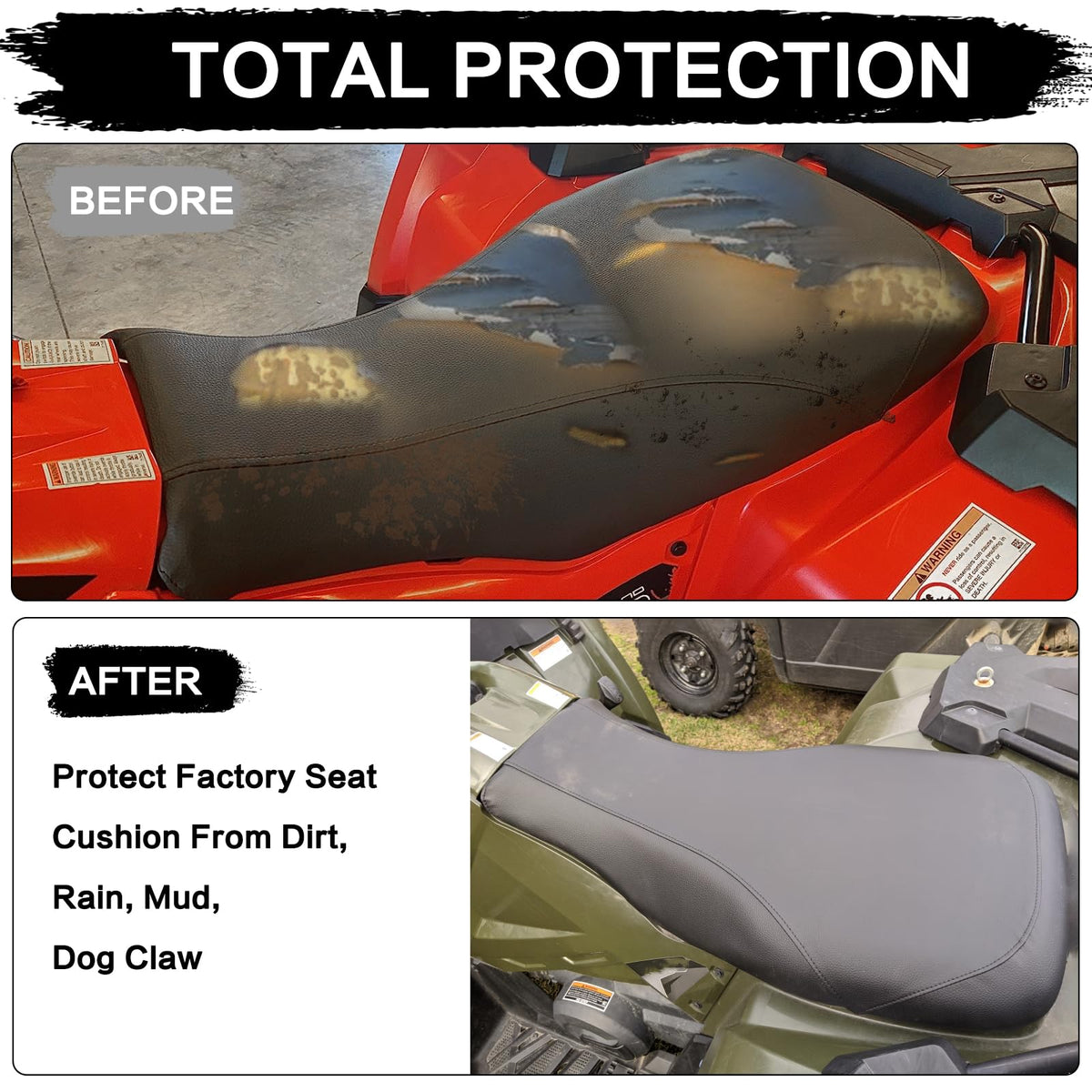 smotrcc seat cover next to hand showing scale and easy-fit benefit