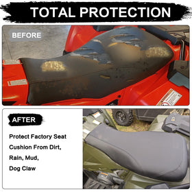 smotrcc seat cover next to hand showing scale and easy-fit benefit