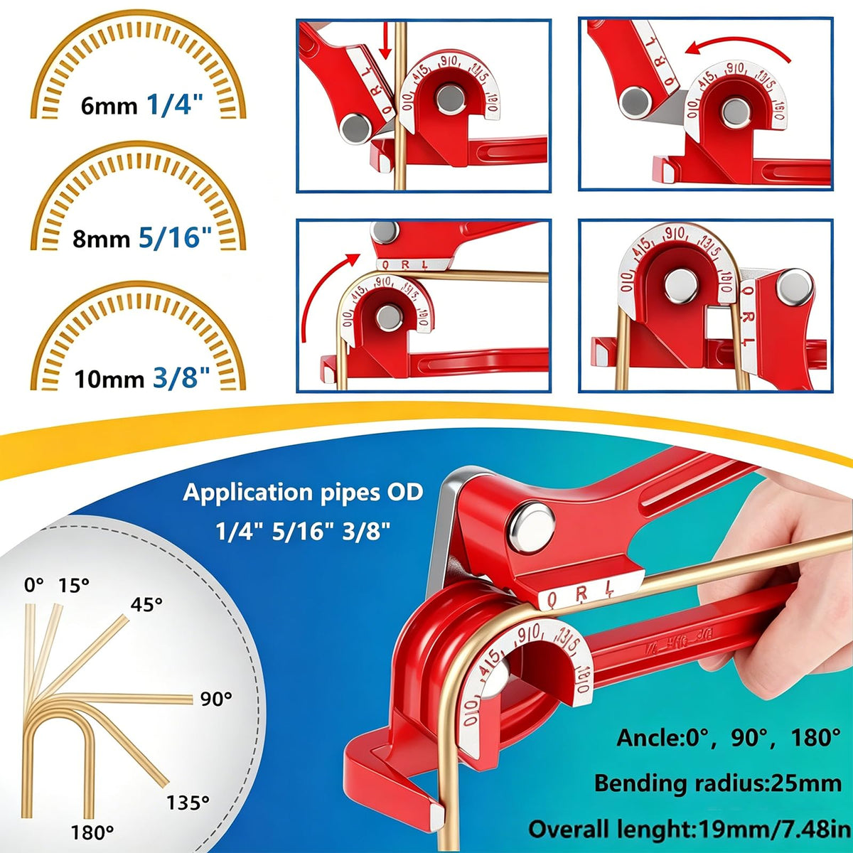 smseace tube bender in action demonstrating kink-free bending control