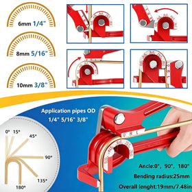smseace tube bender in action demonstrating kink-free bending control