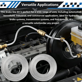 smseace tubing installed under a car showing ease of routing and fit