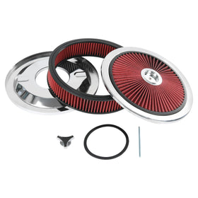 SMTRUILAN front view red chrome top showing bold styling and improved airflow