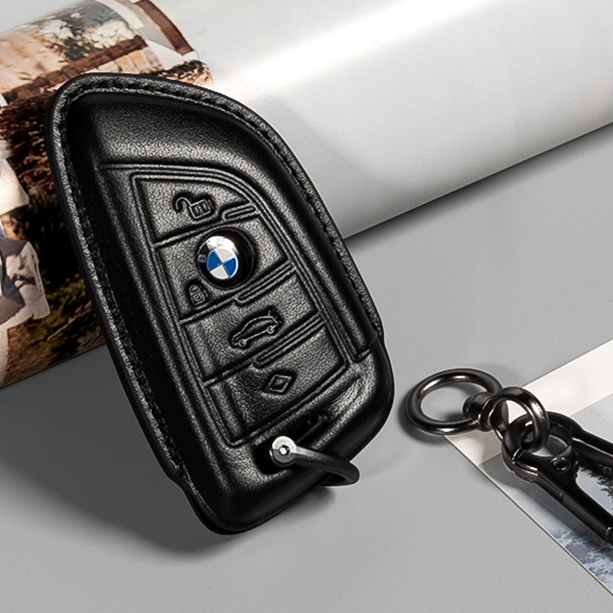 Smyfob key fob in hand demonstrating comfortable grip and secure fit