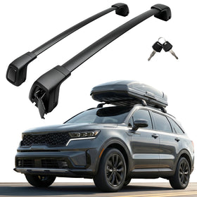 Snailfly front view on Kia Sorento showing secure fit and clean styling