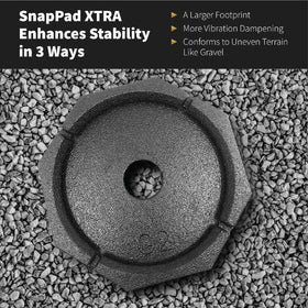 SnapPad four-pack packaging displayed for easy permanent RV installation