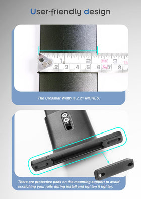 SNIXWOO included hardware and label packed for easy no-drill installation benefit