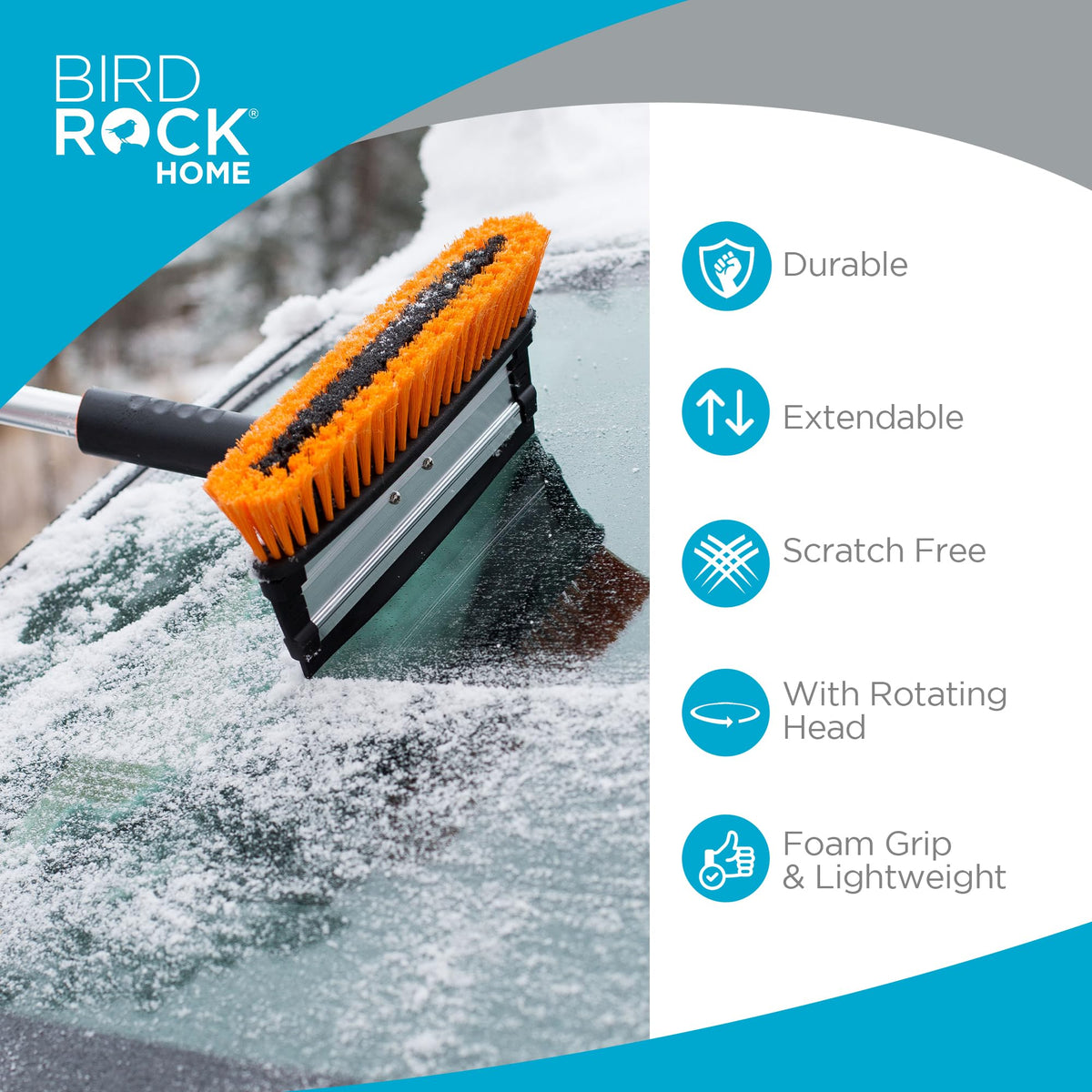 Snow MOOver foam grip close-up providing comfortable non-slip hold during use