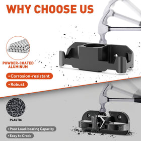 SnowyFox chains secured on hook illustrating organized chain storage and protection