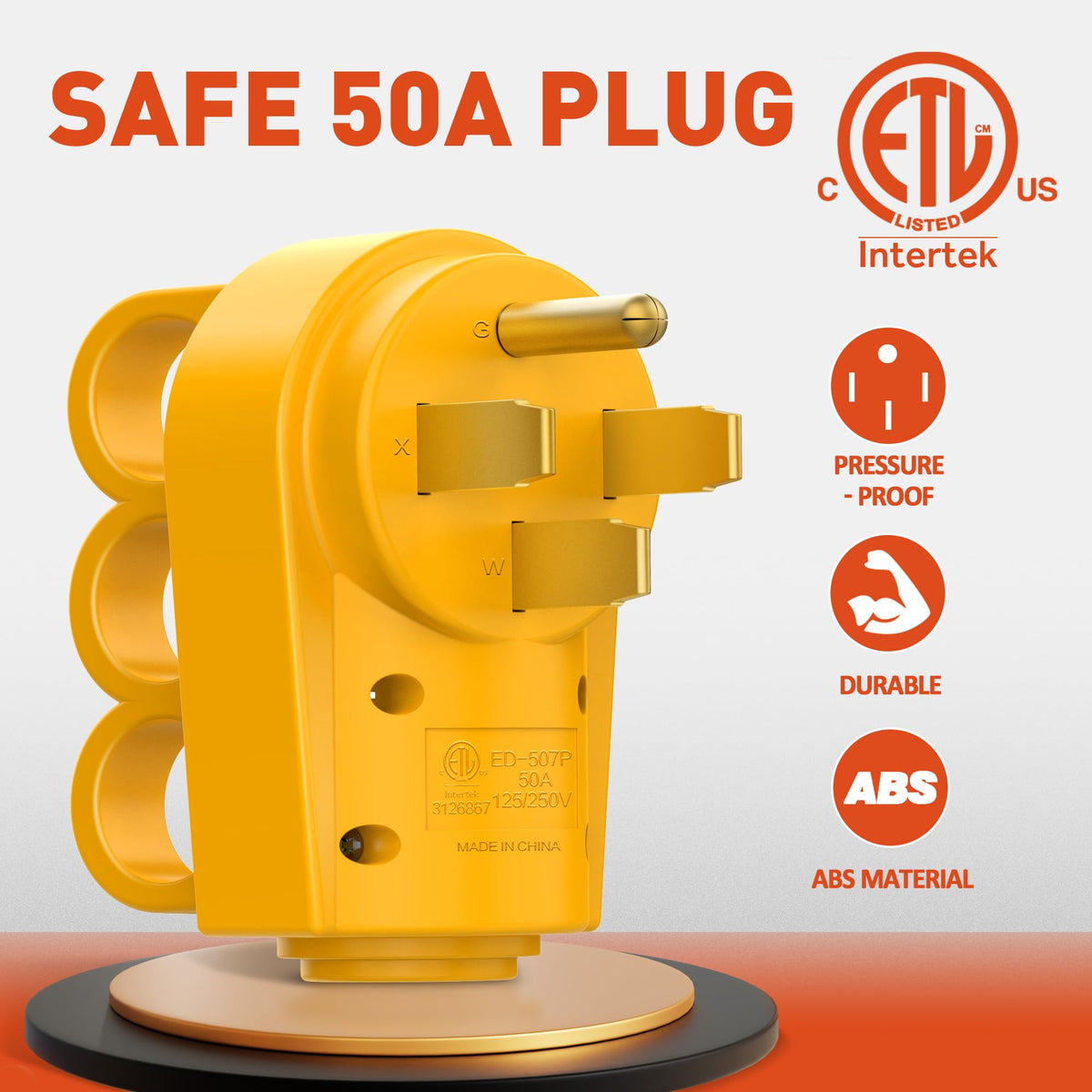 SnowyFox close-up of copper pins demonstrating improved conductivity and durability