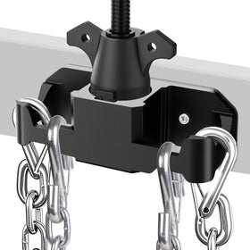 SnowyFox front view bracket showing secure plug slot and tidy mount benefit