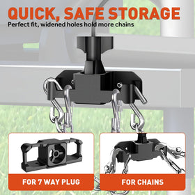 SnowyFox installed on hitch demonstrating secure fit and safer towing