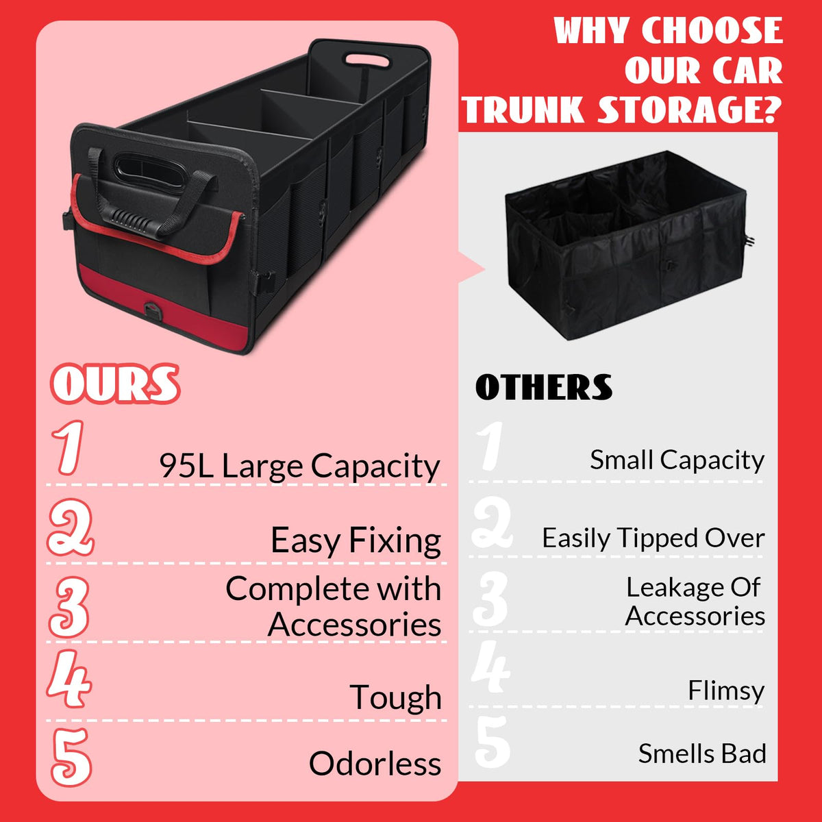 snuopfy collapsed flat for compact storage saving space when not in use