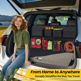 Snuopfy folded flat for compact storage saving trunk space