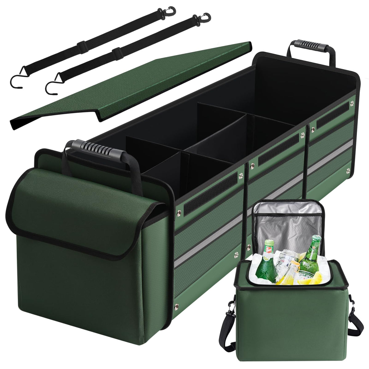 Snuopfy front view assembled showing roomy compartments and organized storage benefit
