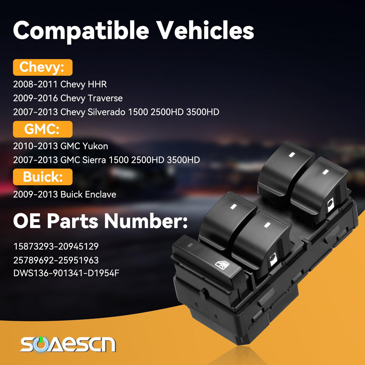 SOAESCN close-up of button panel illustrating tactile controls and durability