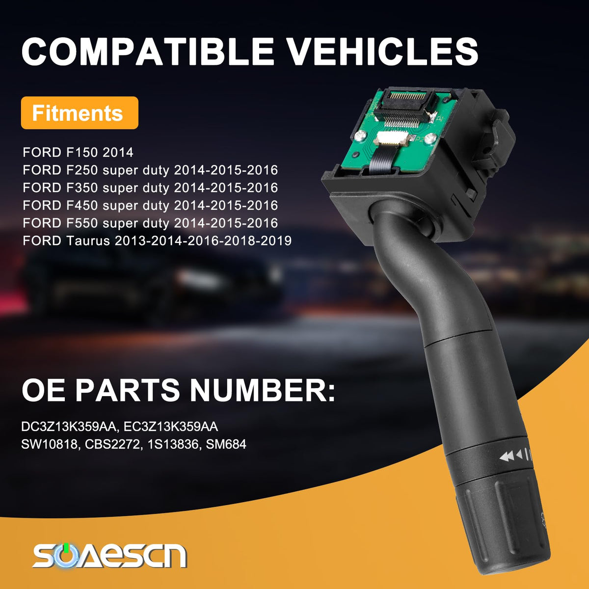 SOAESCN close view of connector and pinout ensuring correct fit and simplified installation