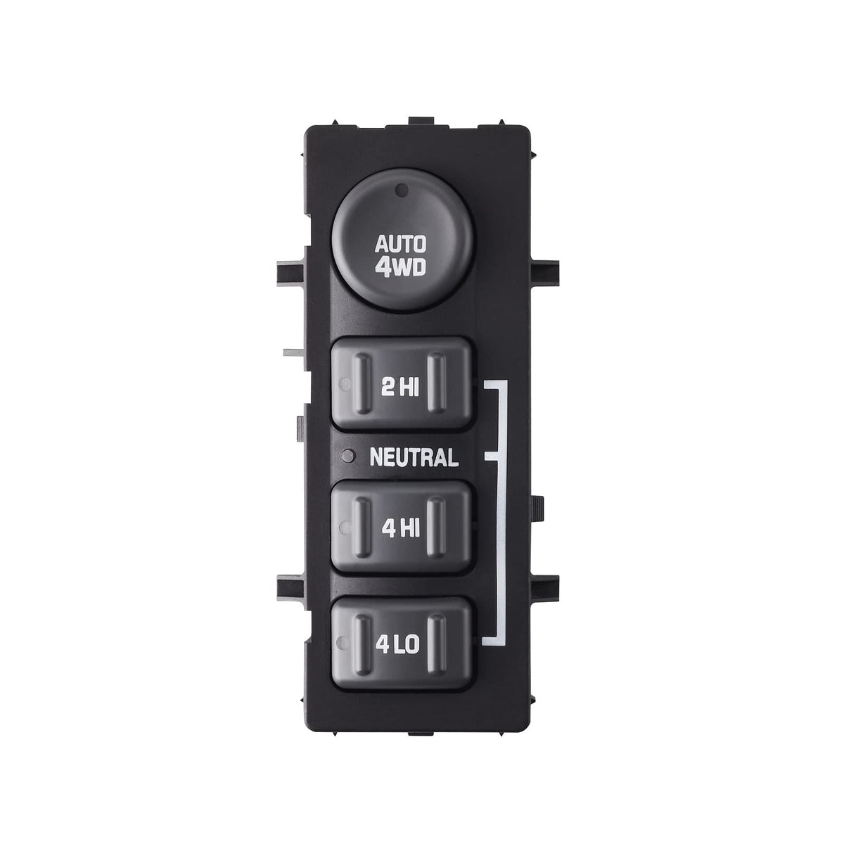 SOAESCN front view switch showing knob and button, clear OEM look and fit