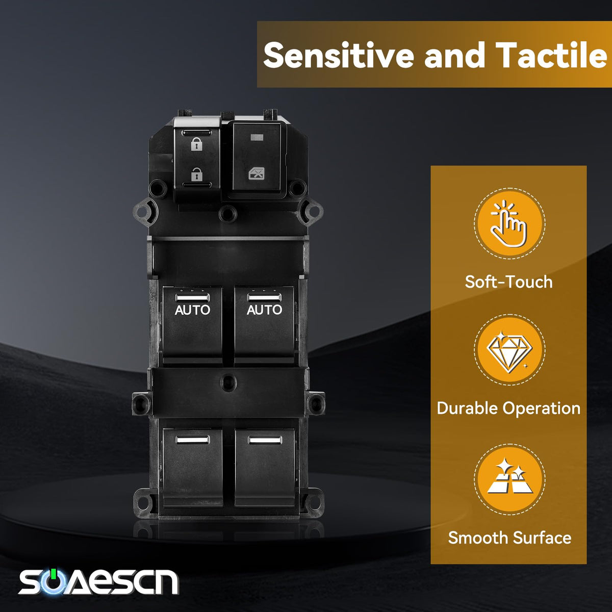 SOAESCN size comparison in hand illustrating compact OEM-compatible dimensions
